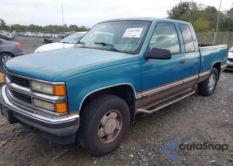 1998 Chevrolet K1500 Fleetside from USA, damaged, VIN 2GCEK19R1W1100466